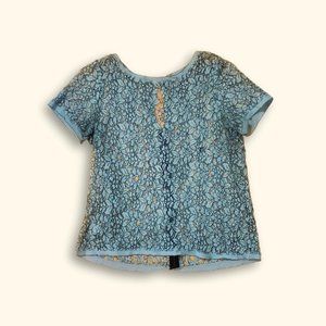 Ann Taylor LOFT - Mint Green Lace top